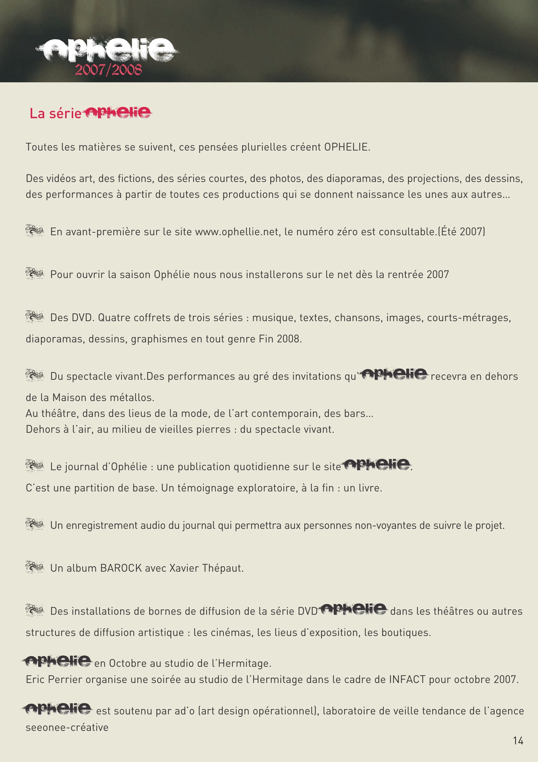 Ophélie 2007–2008 — page 15