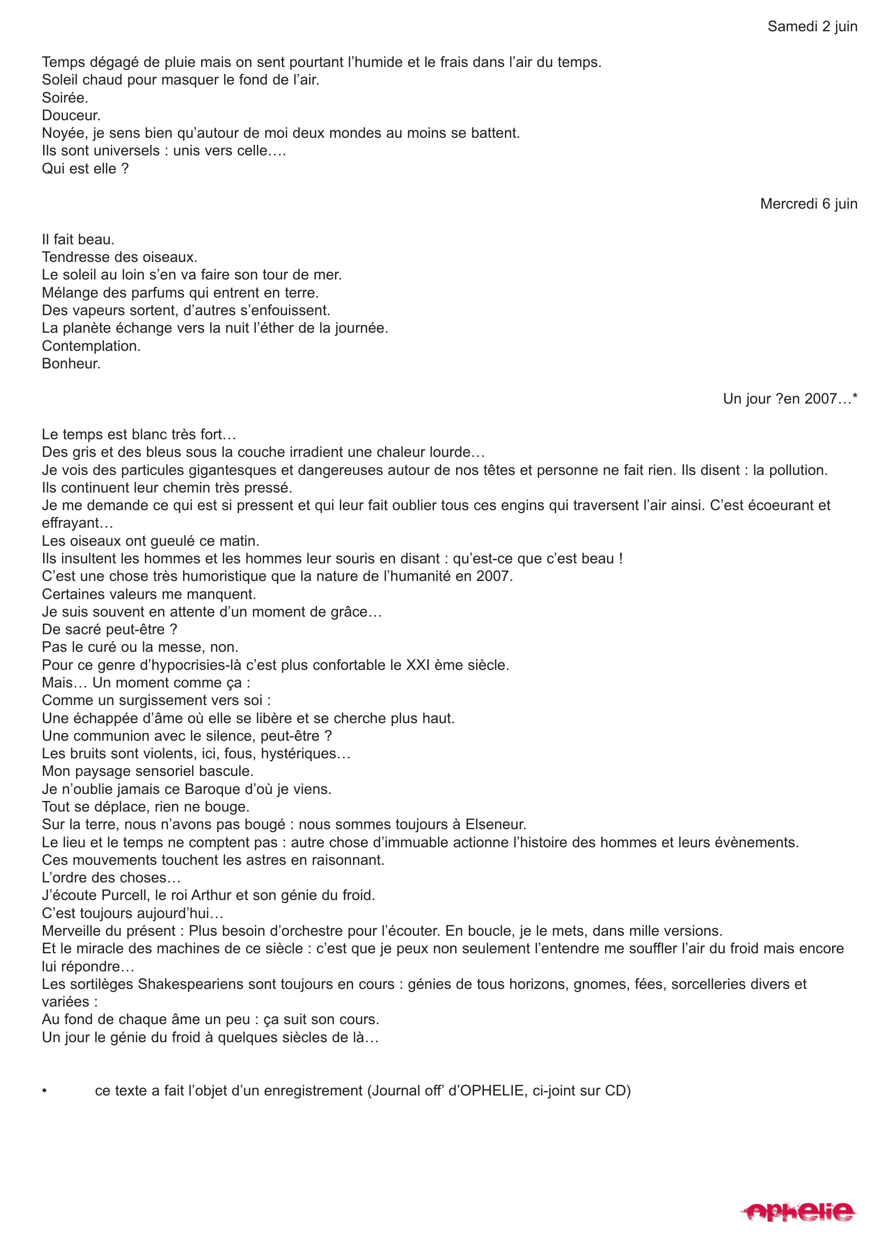 Ophélie 2007–2008 — page 18